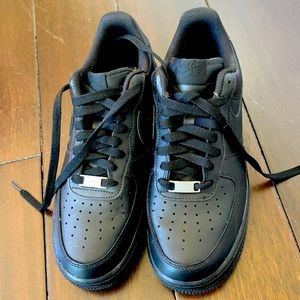 Black Nike sneaker